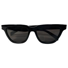 Saint Laurent SL 462 Sulpice Wayfarer Sunglasses in Black Acetate Black