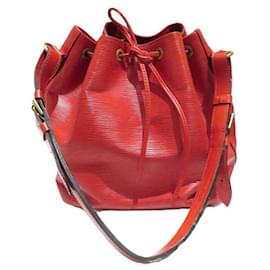 Louis Vuitton-Louis Vuitton Epi Petit Noe Shoulder Bag-Red