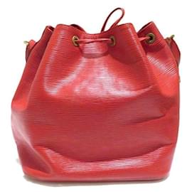 Louis Vuitton-Louis Vuitton Epi Petit Noe Shoulder Bag-Red