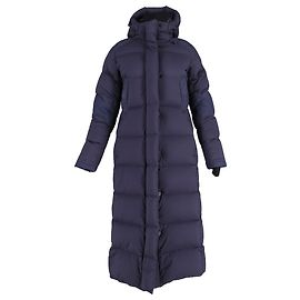 Canada Goose Alliston Mid-Length Padded Coat in Navy Blue Nylon Blue Navy blue
