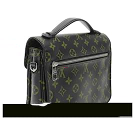 Louis Vuitton-Louis Vuitton Pochette Metis MM Handbag M41462-Red