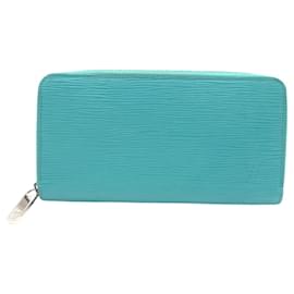 Louis Vuitton-Louis Vuitton Epi Leather Zippy Wallet M60955-Blue