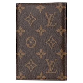 Louis Vuitton-Louis Vuitton Monogram Passport Card Case-Brown