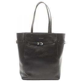 Bolsa tote de couro Givenchy VOYOU preta Preto