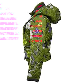 Gucci- Gucci Floral Embellished Button Down Jacket in Multicolor Polyamide-Multiple colors