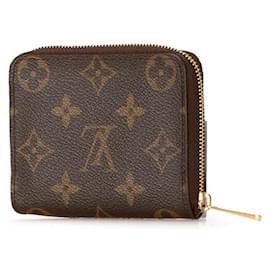 Louis Vuitton-Louis Vuitton Monogram Zippy Coin Purse M60067-Brown