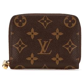 Louis Vuitton-Louis Vuitton Monogram Zippy Coin Purse-Brown