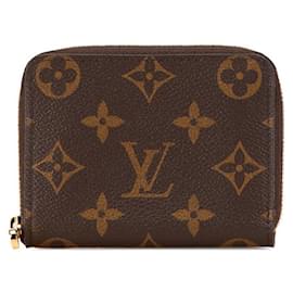 Louis Vuitton-Louis Vuitton Monogram Zippy Coin Purse M60067-Brown