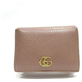 Gucci GG Marmont Compact Wallet Beige