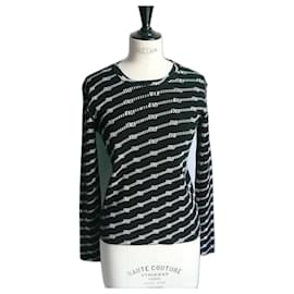 Balenciaga-BALENCIAGA Black knitted sweater with monogram size T36 in very good condition-Black