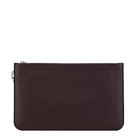 Louis Vuitton-Louis Vuitton Epi Neverfull MM Attached Pouch-Purple,Dark purple