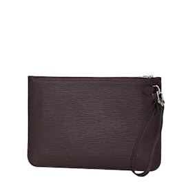 Louis Vuitton-Pochete anexada Neverfull MM Epi da Louis Vuitton-Roxo,Roxo escuro