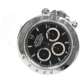 Rolex-ROLEX Daytona black Dial 16520 U series T notation luminova night glow Mens-Silvery