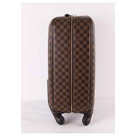 Louis Vuitton-Leather suitcase-Brown