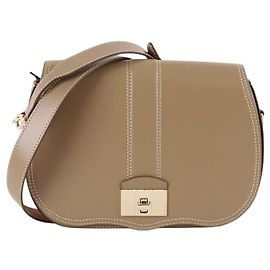 Paul Smith Bolsa de ombro de couro Caqui