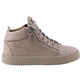 Giuseppe Zanotti Leder-Sneaker Grau