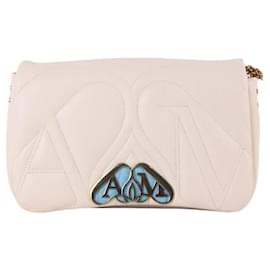 Alexander Mcqueen-Leather handbag-White