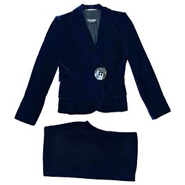 Dolce & Gabbana Completo con Pantalone Blu navy
