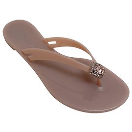 Sandali in gel con gioielli Casadei Beach Sandstone Rosa