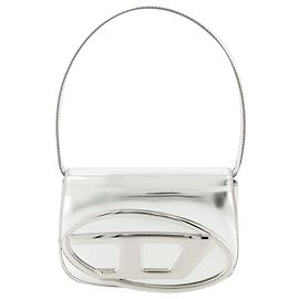 Borsa a spalla 1DR - Diesel - Pelle - Argento Argento Metallico