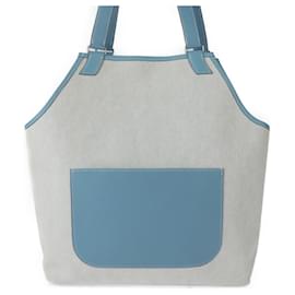 Hermès-Sac Tote Jardinier PM Hermes-Bleu,Autre