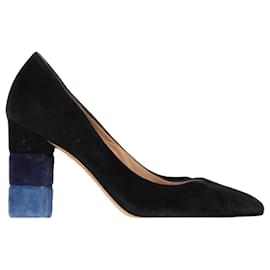 Salvatore Ferragamo offers Suede Buckle Block Heel