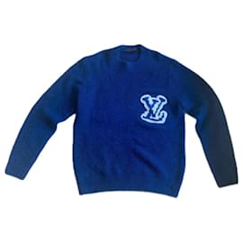 Louis Vuitton Wollpullover Dunkelblau L Dunkelblau