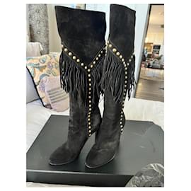 Saint Laurent-Boots-Black