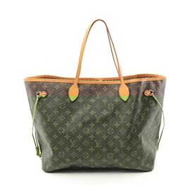 Louis Vuitton-Louis Vuitton Neverfull GM Monogram Tote Bag M40990-Brown