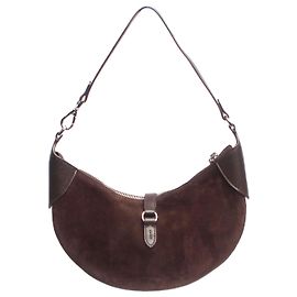 Polo Ralph Lauren Bolsa de ombro em camurça marrom Polo ID Marrom