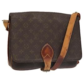 Louis Vuitton-LOUIS VUITTON Monogram Cartouchiere GM Shoulder Bag Vintage M51252 LV Auth 98930-Monogram
