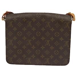 Louis Vuitton-LOUIS VUITTON Monogram Cartouchiere GM Shoulder Bag Vintage M51252 LV Auth 98930-Monogram