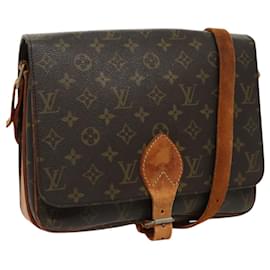 Louis Vuitton-LOUIS VUITTON Monogram Cartouchiere GM Shoulder Bag Vintage M51252 LV Auth 98771-Monogram
