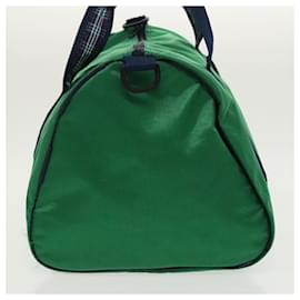 Autre Marque-Burberrys Boston Bag Nylon 2way Green Blue Auth ti2213-Blue,Green