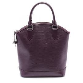 Louis Vuitton Lockit PM Epi Tote Bag Lila