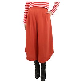 See by Chloé Pfeffrige rote weit geschnittene Cropped-Hosen - Größe UK 10 Rot