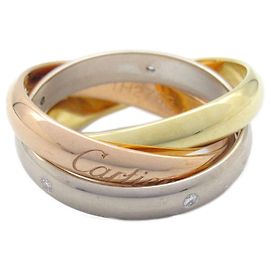 Cartier Trinity Ring K18 Gold B4236400 Golden