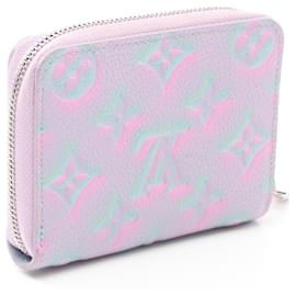 Louis Vuitton-Louis Vuitton Monogram Empreinte Leather Zippy Coin Purse M81467-Purple
