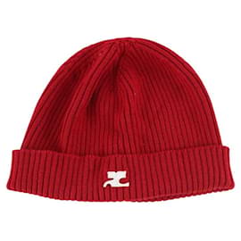 Courreges Wool hat Red