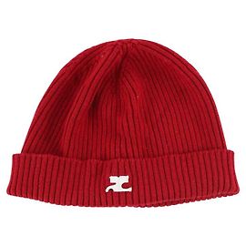 Courreges Cappello di lana Rosso