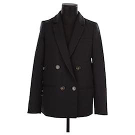 SéZane-Wool blazer-Black
