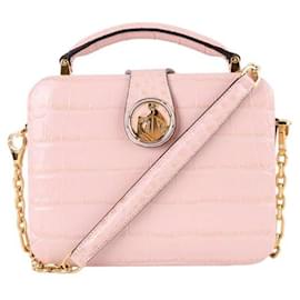 Lanvin-Patent leather shoulder bag-Pink
