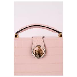 Lanvin-Patent leather shoulder bag-Pink