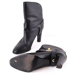 Givenchy Botas de couro Preto
