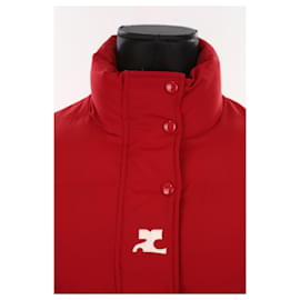 Courreges Puffer jacket Red