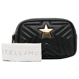 Stella Mc Cartney Pochete estrela acolchoada Stella McCartney preta Preto