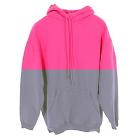Balenciaga-Balenciaga Cotton Hoodie 570798-Pink