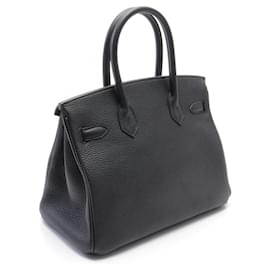 Hermès-Sac à main Hermès Birkin 30 Togo Noir-Noir