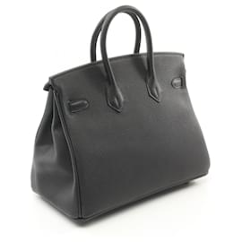 Hermès-Sac à main Hermès Birkin 25 Togo Noir-Noir
