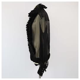 Chanel-CHANEL Tops T.FR 38 Silk-Black